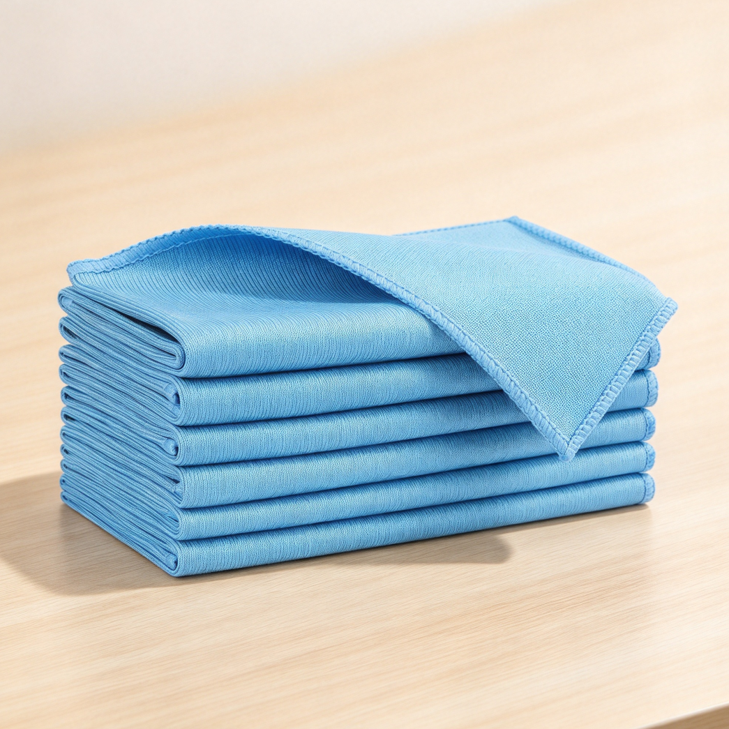 Streak-Free Glass Cleaning Cloths, 6-Pack 14x16 - Image 2