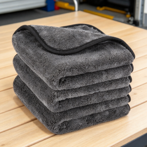 Ultra-Thick 1200GSM Microfiber Drying Towels, 3-Pack 16x16