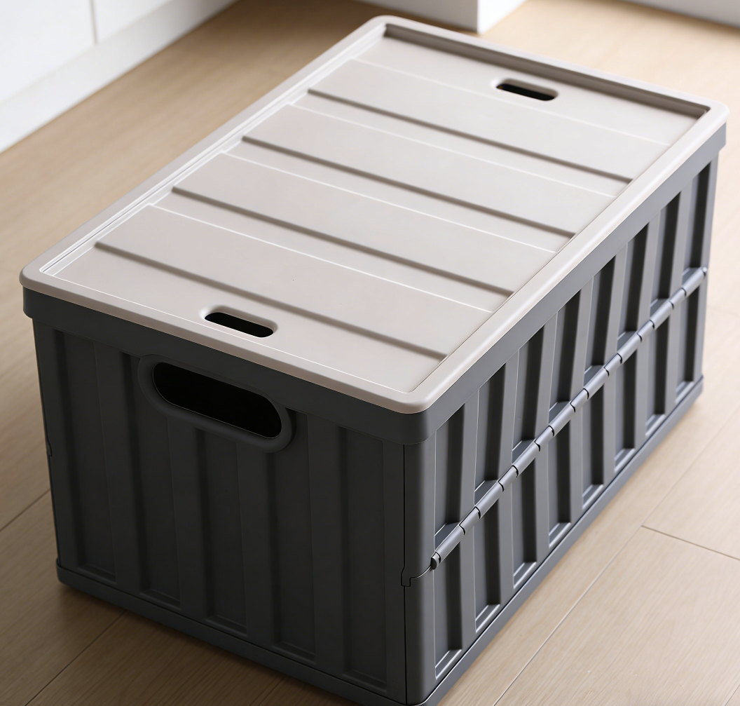 3-Piece Heavy-Duty Stackable Car Boot Storage Boxes - Image 2