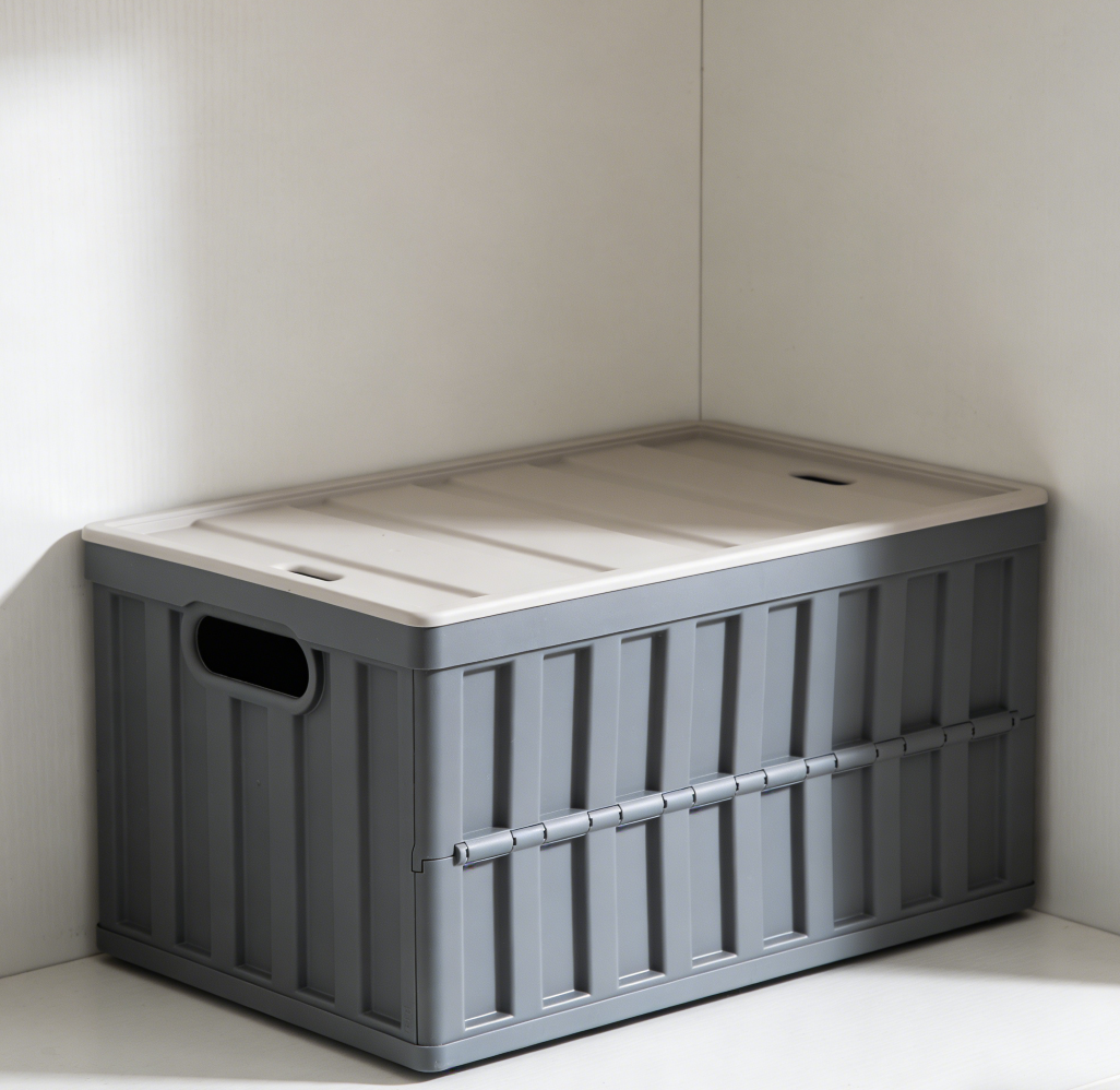 3-Piece Heavy-Duty Stackable Car Boot Storage Boxes