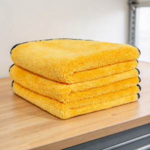 420GSM Microfiber Car Cleaning Towels, 3-Pack 16x14