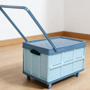 2-Piece Foldable Back Seat Car Storage Boxes for Books and Clothes