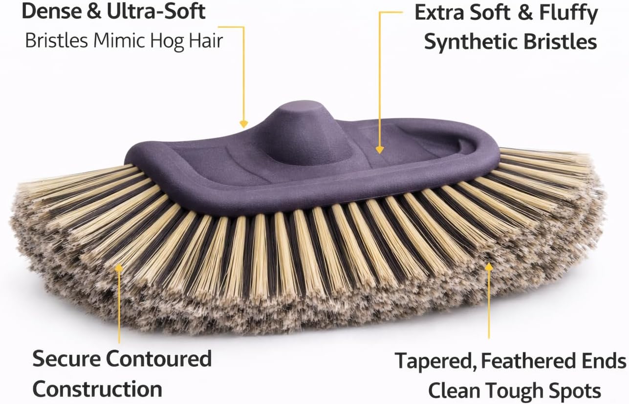 14-Inch Multi-Level Soft Bristle Car Wash Brush - Image 2
