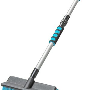 50-Inch Long Handle Car Wash Brush with Hose Attachment