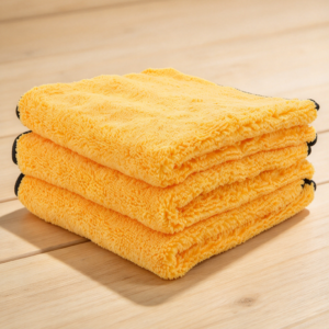 Professional Gold Microfiber Towels, 3-Pack 16x16