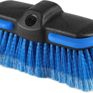 8-Inch Soft Bristle Car Wash Brush Head with Bumper